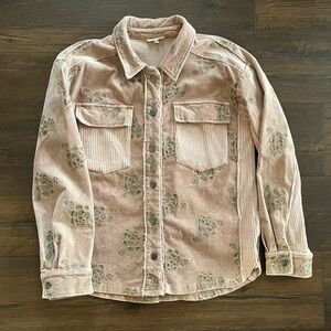 Floral Patterned Men's Jacket